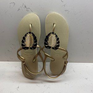 Havaianas Freedom Metal Pin Sandal NWOT